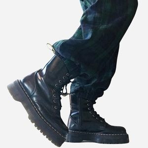 Dr Martens Jadon Polished Platform Boots